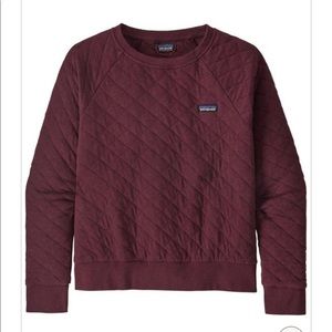 Patagonia Chicory Red Cotton Quilt Crew Neck